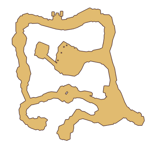 Magma Dungeon 3F map