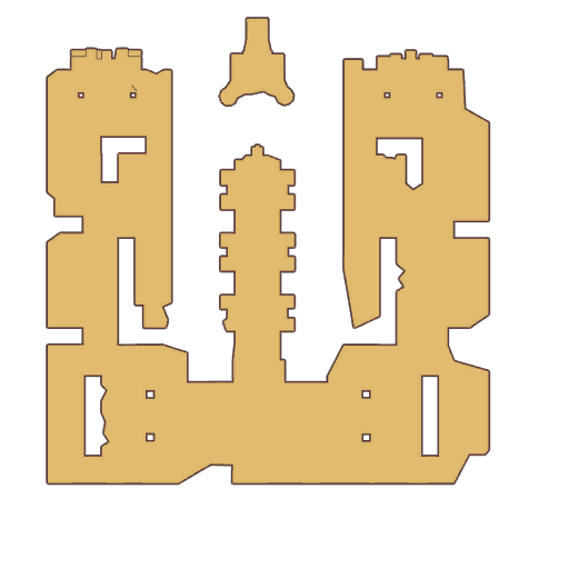 Pyramid 2F map