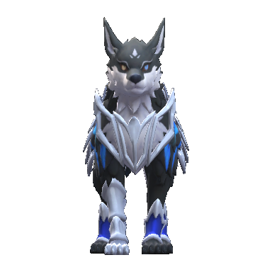 Black Alpha Wolf - Moon Hunter full mount preview