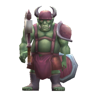 Orc Warrior full pet preview