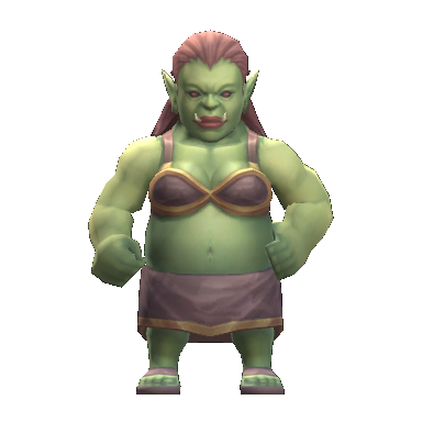 Orc Lady full pet preview