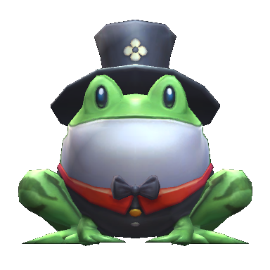 Top Hat Frog full pet preview
