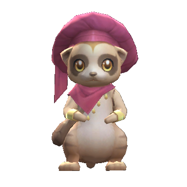 Gold Spreading Meerkat full pet preview