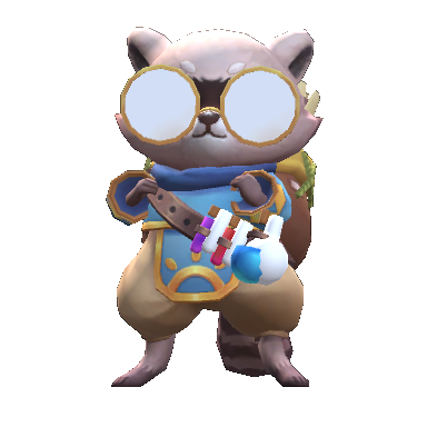 Raccoon Apprentice full pet preview