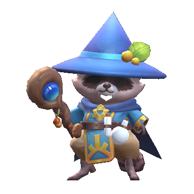 Raccoon High Wizard full pet preview