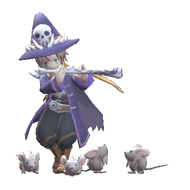 Flute Player full pet preview