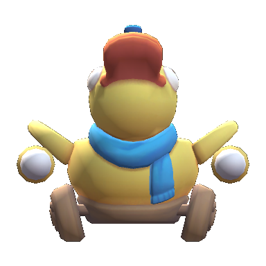 Big-eye Bubble Duck - Childlike full pet preview