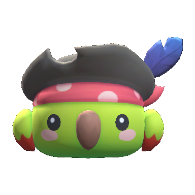 Green Wave Little Pirate full pet preview